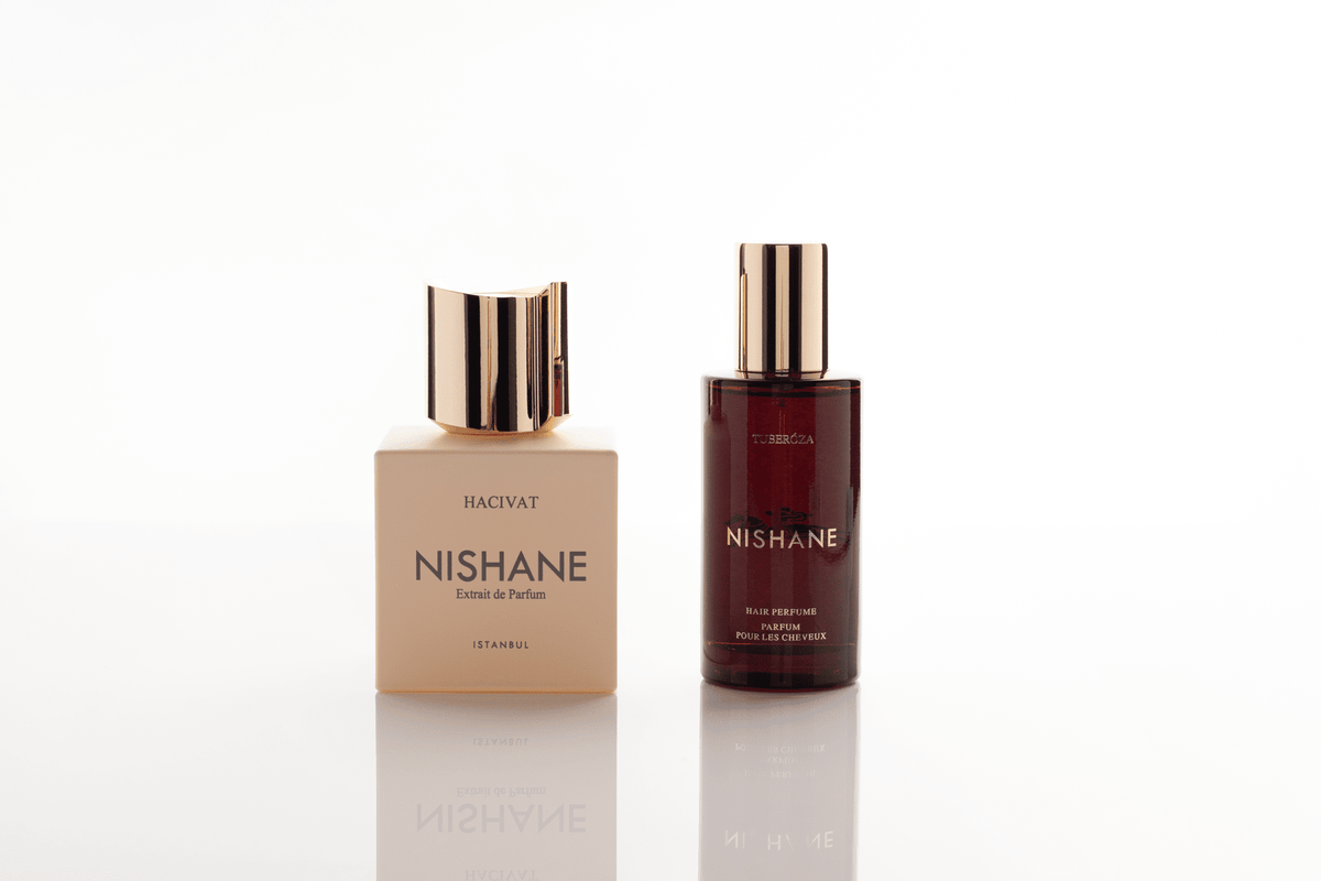 Nishane Hacivat Extrait De Parfum Gift Set (100 ml + Tuberoza Hair Perfume 50 ml)